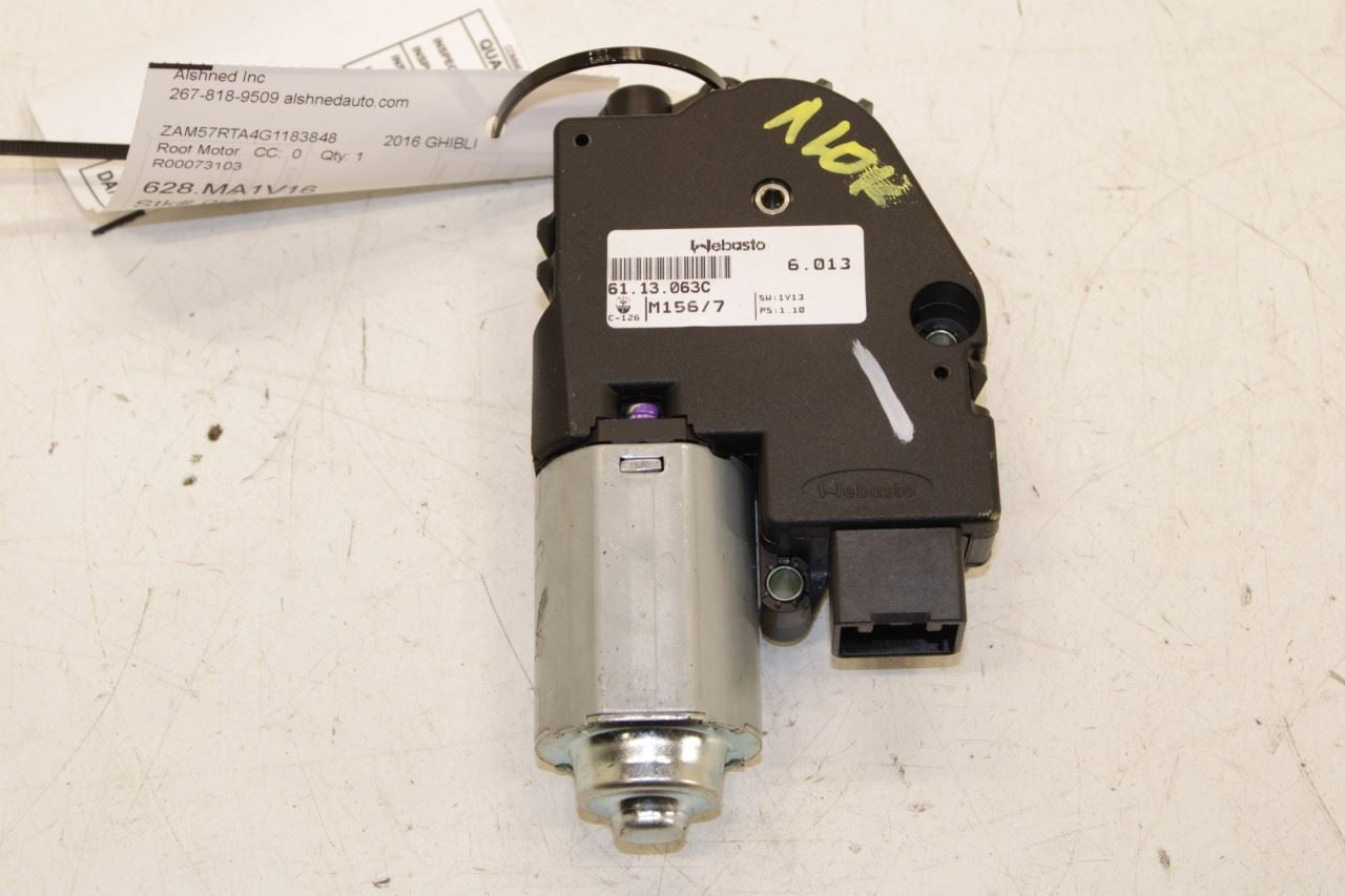 2014-2020 Maserati Ghibli S Q4 Roof Sunroof Motor 673000063 OEM - Alshned Auto Parts