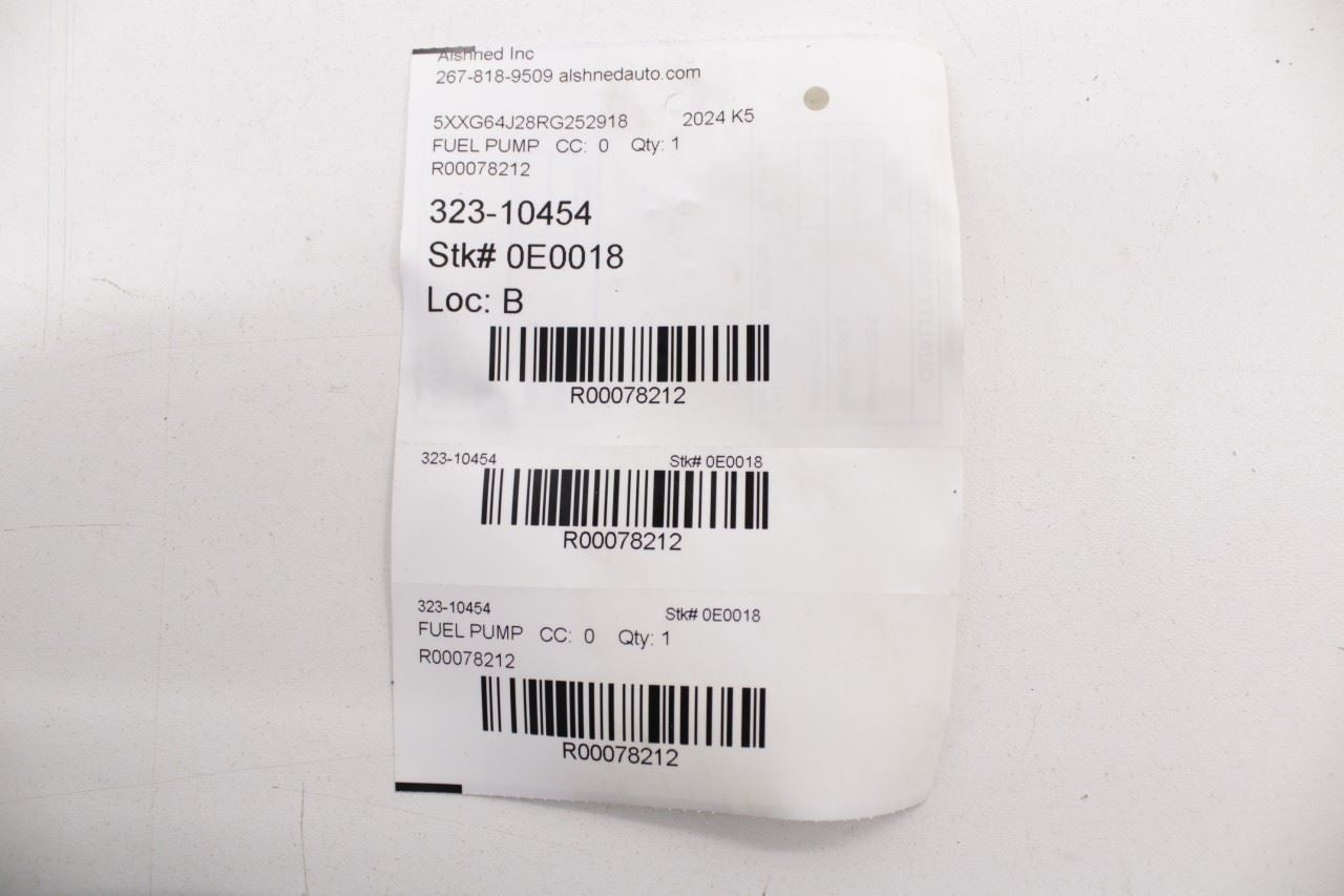 2021-24 Kia K5 GT-Line 1.6L Engine High Pressure Fuel Injection Pump 353262M417 - Alshned Auto Parts