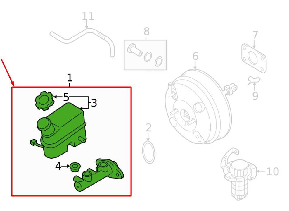 2011-2015 Kia Optima LX Brake Master Cylinder w/ Reservoir 58510-2T200 OEM - Alshned Auto Parts