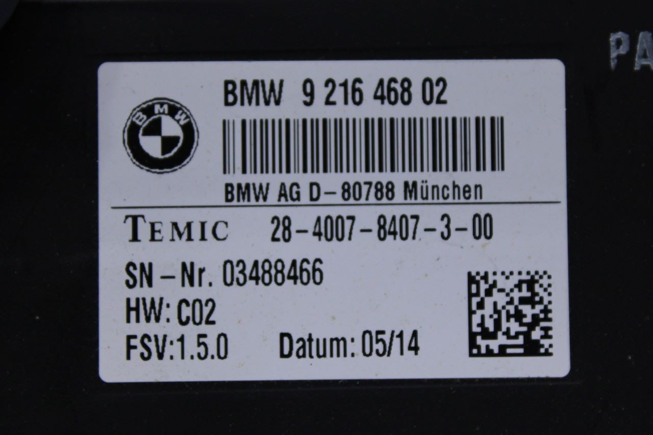 2014-2018 BMW X5 xDrive35i Front Right Side Seat Control Module 921646802 OEM - Alshned Auto Parts