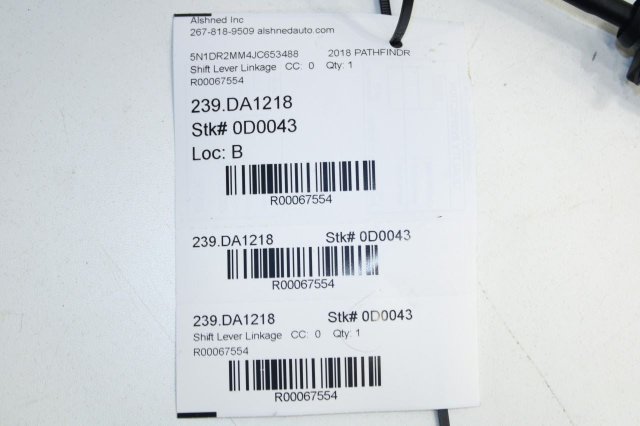 13-20 Nissan Pathfinder SV Automatic Transmission Gear Shift Lever Control Cable - Alshned Auto Parts