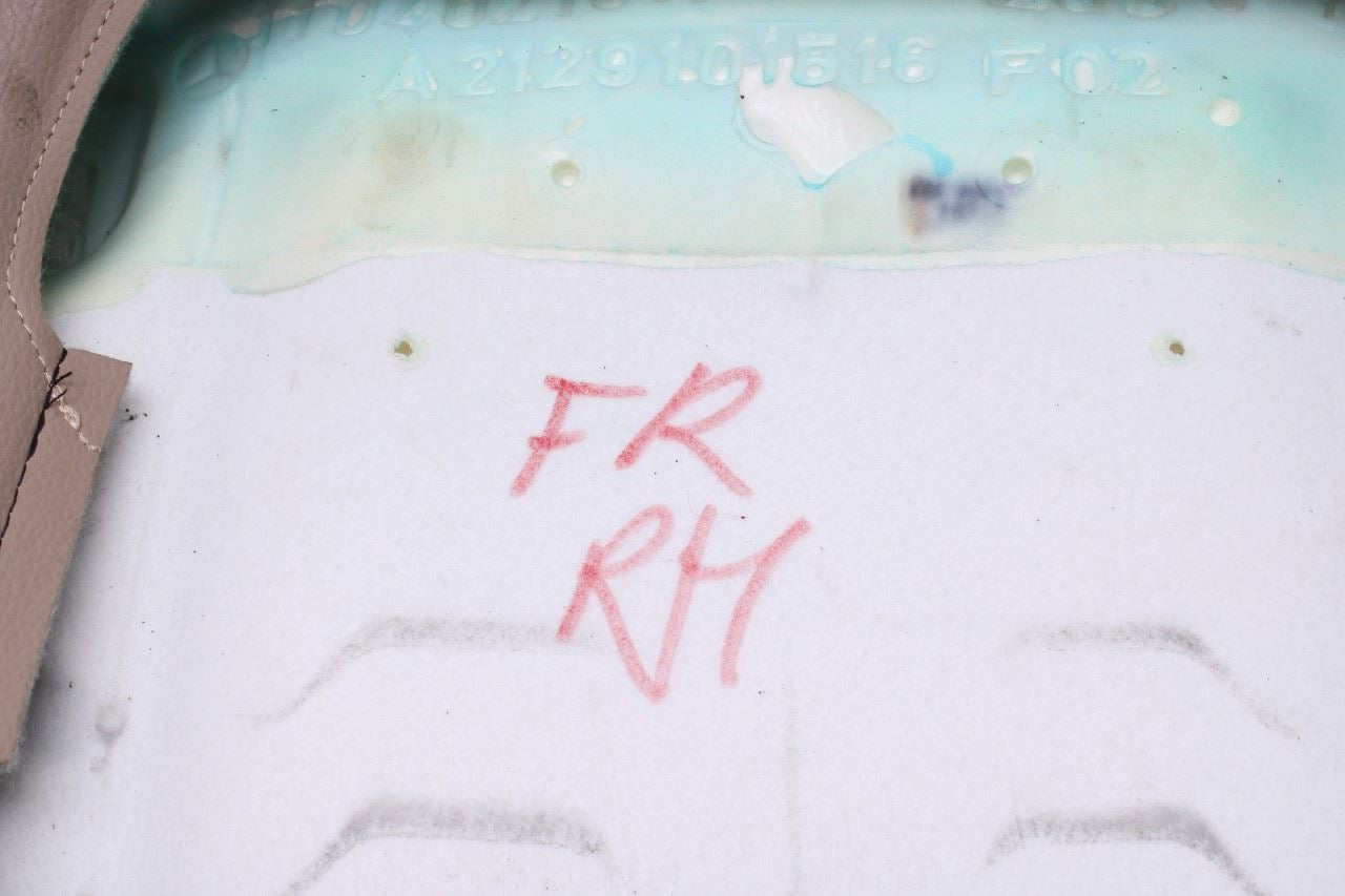 10-13 Mercedes-Benz E350 Sport 4Matic Front Seat RH Side Upper Backrest Cushion - Alshned Auto Parts