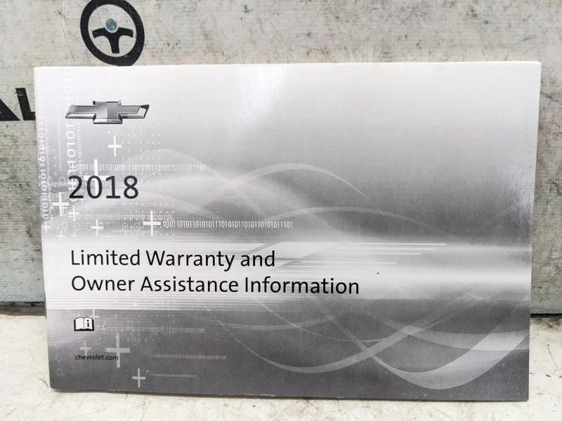 2018 Chevrolet Equinox Owners Manual Set 23143657C OEM - Alshned Auto Parts