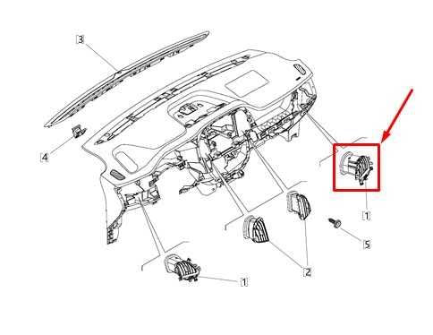 2015-2020 RAM Promaster City Front Right Dash Outer Air Vent Grille 5YJ72LXHAA - Alshned Auto Parts