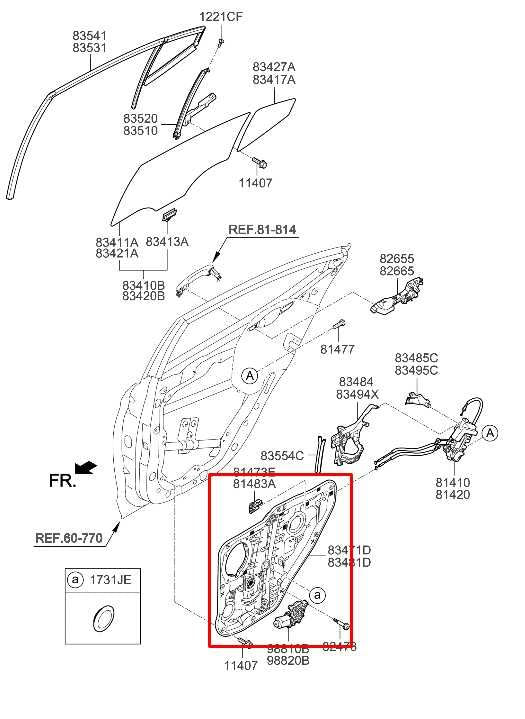 2016-20 Hyundai Elantra Value Edition Rear Left Door Window Regulator w/ Carrier - Alshned Auto Parts