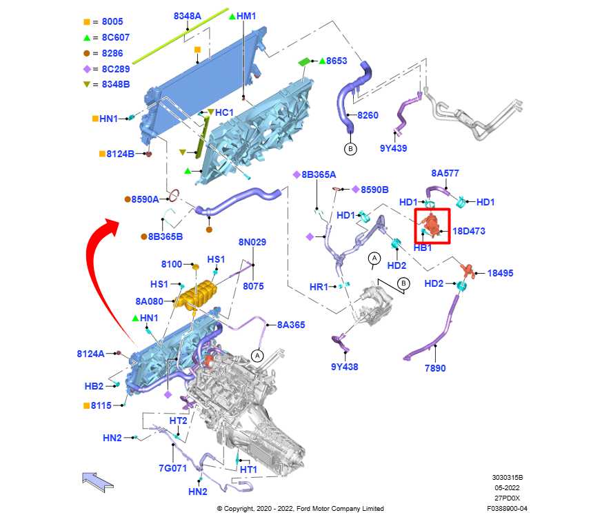 2015-2020 Ford F150 XL Super Cab 2.7L 4WD Engine Coolant Auxiliary Water Pump - Alshned Auto Parts