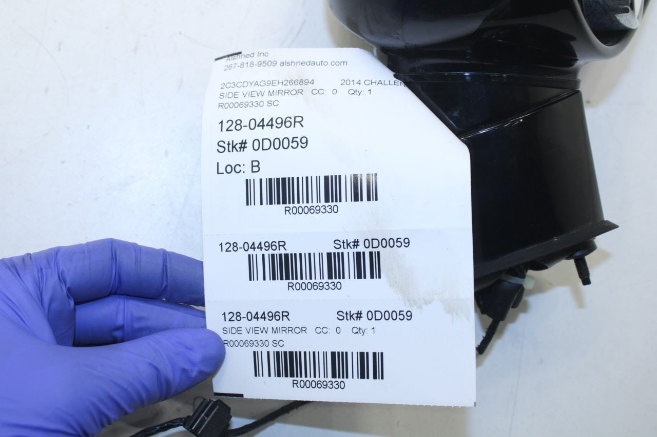 12-14 Dodge Challenger SXT 3.6L Passenger Right Side Rear View Mirror 1GD72DX8AE - Alshned Auto Parts