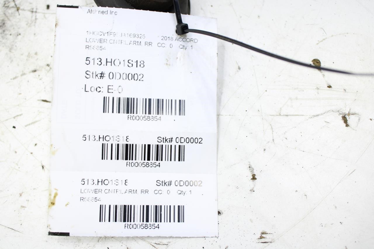 18-22 Honda Accord FWD Rear RH Lower Lateral Link Control Arm 52370-TVA-A01 OEM - Alshned Auto Parts