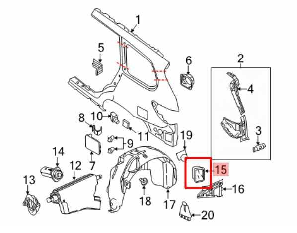 2013-24 Nissan Pathfinder SV Rear RH and LH Quarter Panel Air Pressure Vent Pair - Alshned Auto Parts