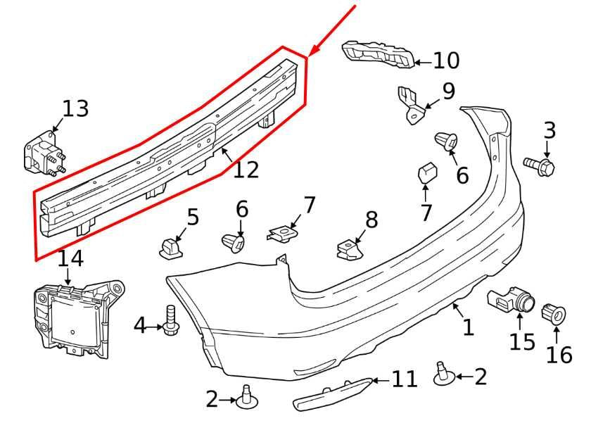 17-22 Nissan Rogue Sport SL AWD Rear Bumper Reinforcement Impact Bar H5030-6MAMH - Alshned Auto Parts