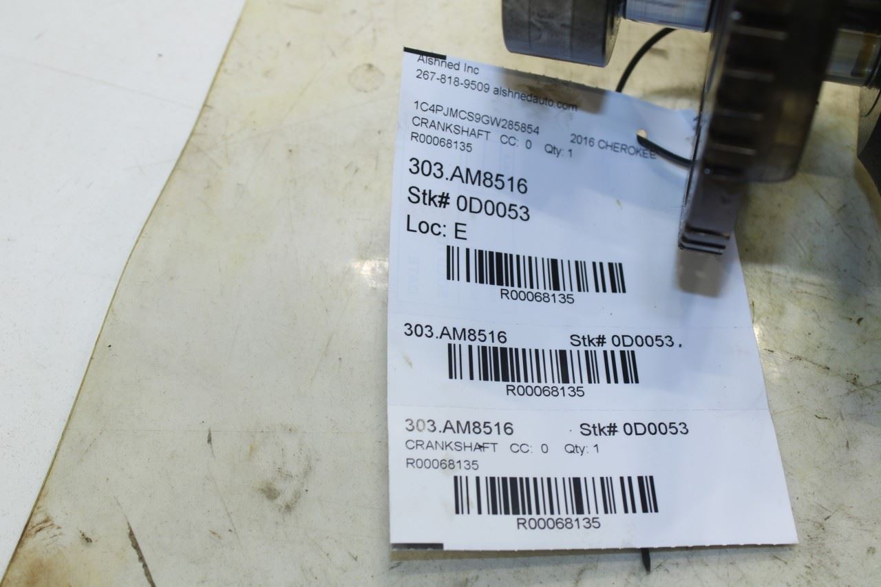 2014-2022 Jeep Cherokee 75th Anniversary 3.2L Engine Crankshaft 68088028AC OEM - Alshned Auto Parts