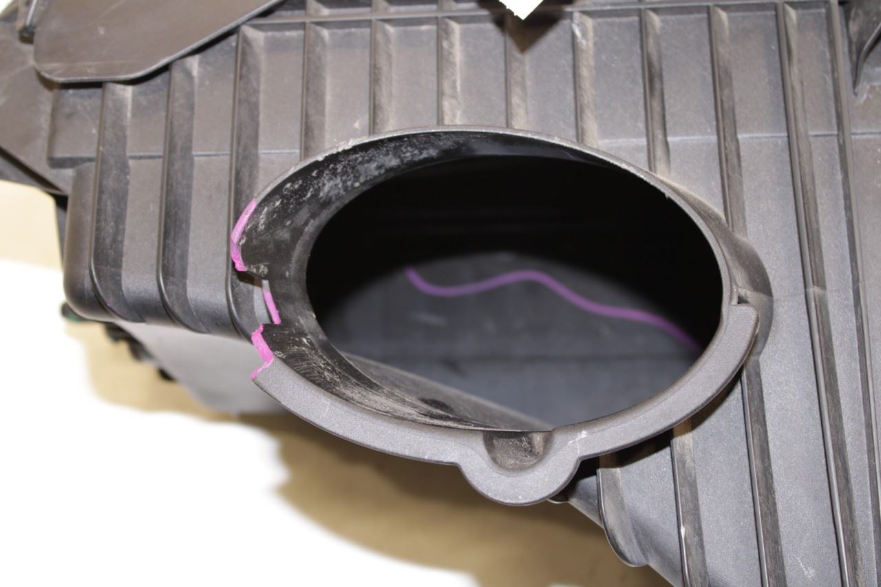 11-18 Porsche Cayenne Platinum 3.6L Air Intake Cleaner w/ Connector Pipe *ReaD* - Alshned Auto Parts