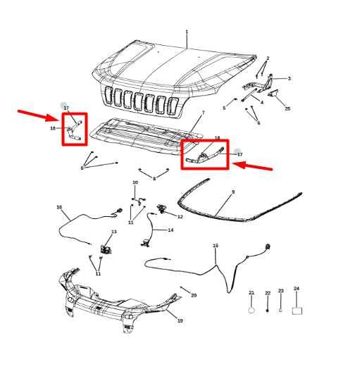 2019-2021 Jeep Cherokee Front Right Side Hood Support Bracket 68288334AA OEM - Alshned Auto Parts