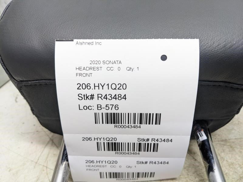 2020-2022 Hyundai Sonata Front Seat Headrest Leather Black 88700-L0040-VSA OEM - Alshned Auto Parts