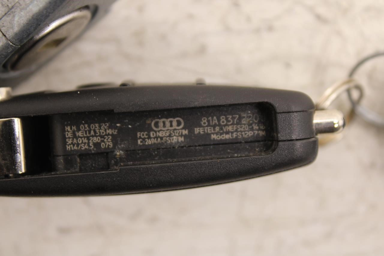 2020-24 Audi Q3 S Line Key Keyless Entry Transmitter Fob w/ Lock 81A-837-220 OEM - Alshned Auto Parts