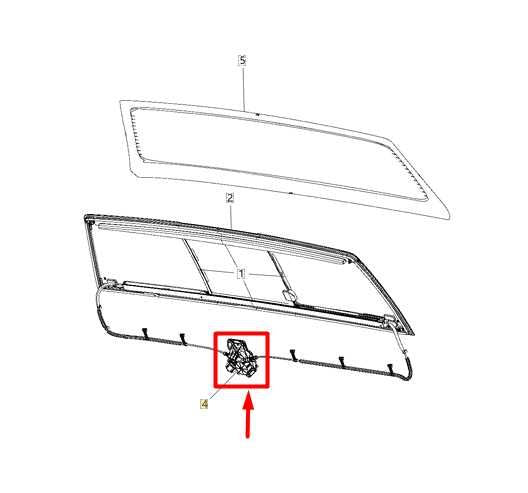 2019-2024 Ram 1500 Rear Sliding Back Window Glass Motor 513353AB OEM - Alshned Auto Parts