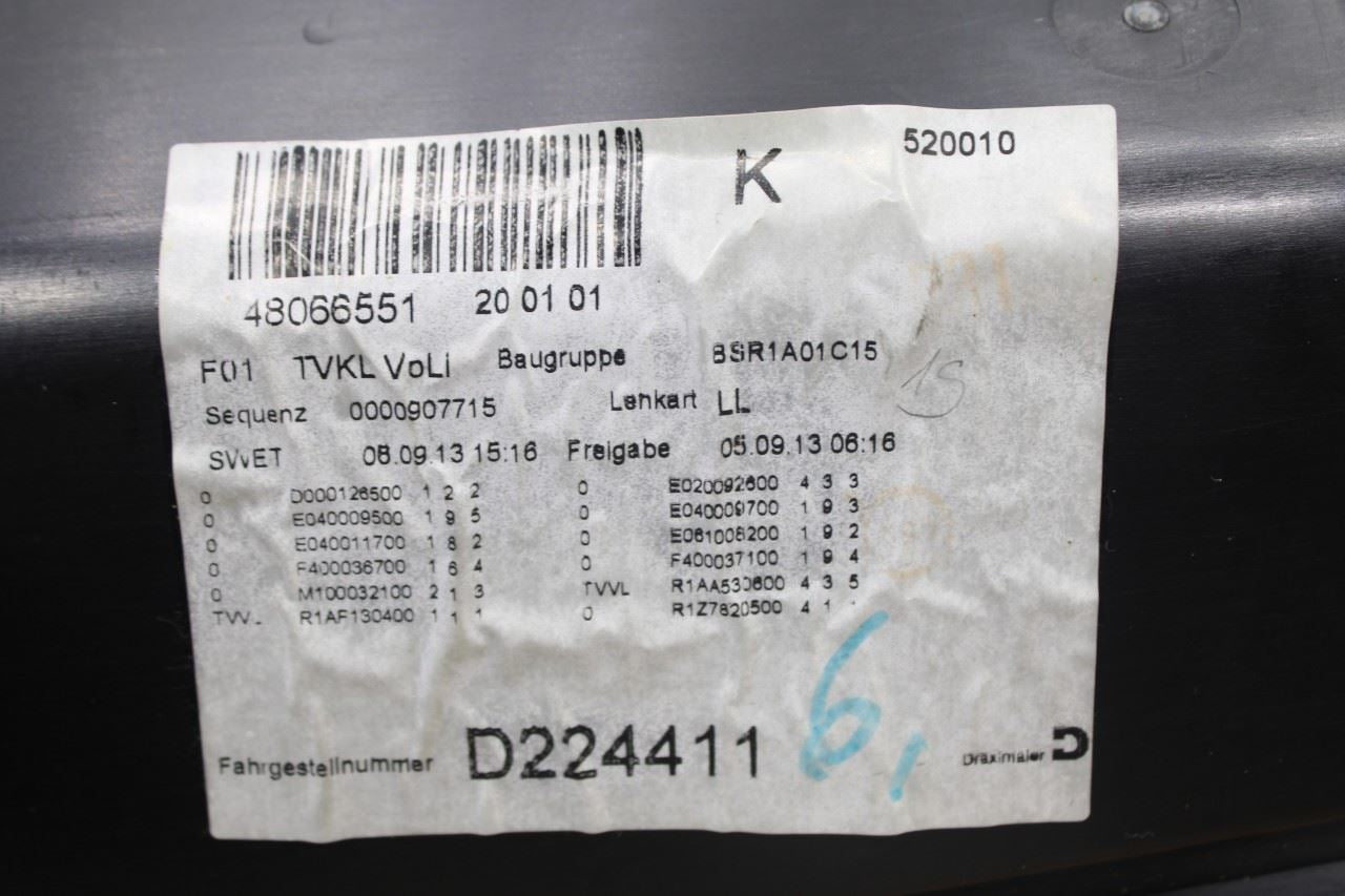 2010-2015 BMW 750i xDrive Front Left Driver Side Door Trim Panel 51419160825 OEM - Alshned Auto Parts