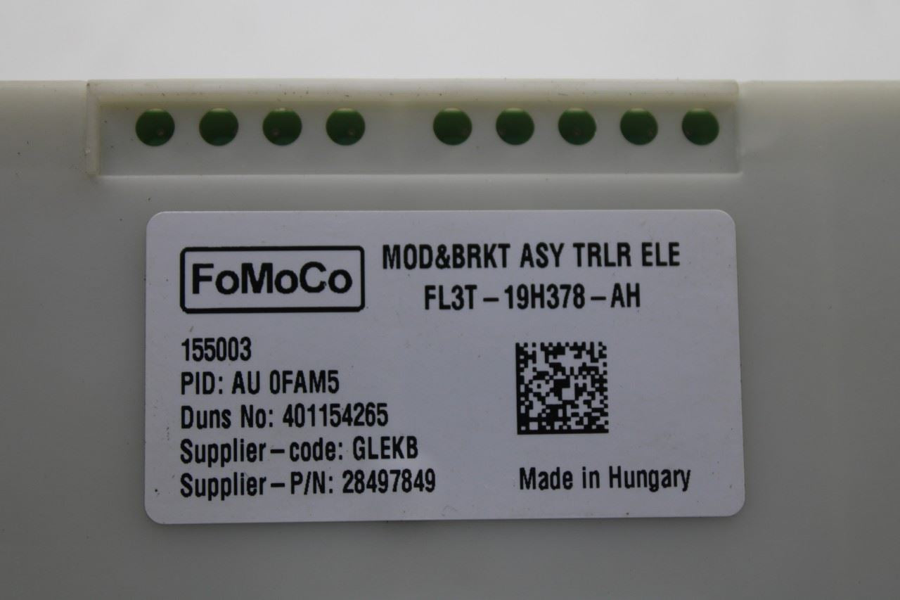 2015-2017 Ford F150 SuperCab Lariat 2.7L Trailer Brake Towing Control Module - Alshned Auto Parts