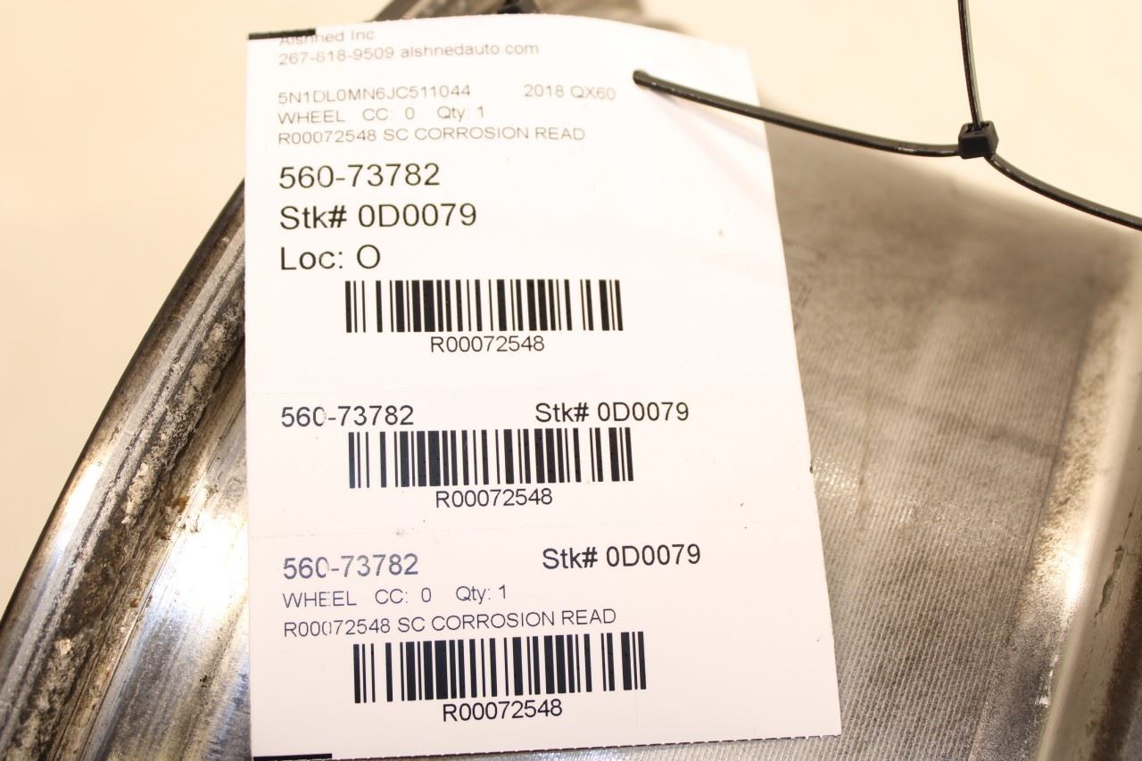 2016-2020 Infiniti QX60 Aluminum Wheel 18x7.5 5 Spoke 40300-9NB2A OEM *ReaD* - Alshned Auto Parts