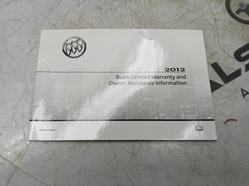 2012 Buick Enclave Owners Manual Set with Case w Map DVD 20906533A OEM - Alshned Auto Parts