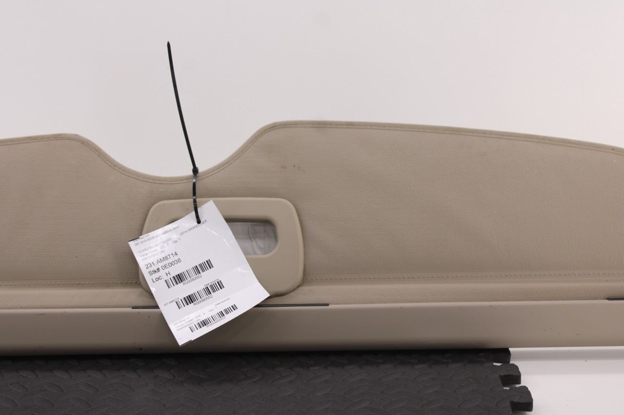 11-21 Jeep Grand Cherokee Limited Rear Trunk Retractable Cargo Cover 1GH14HL1AD4
