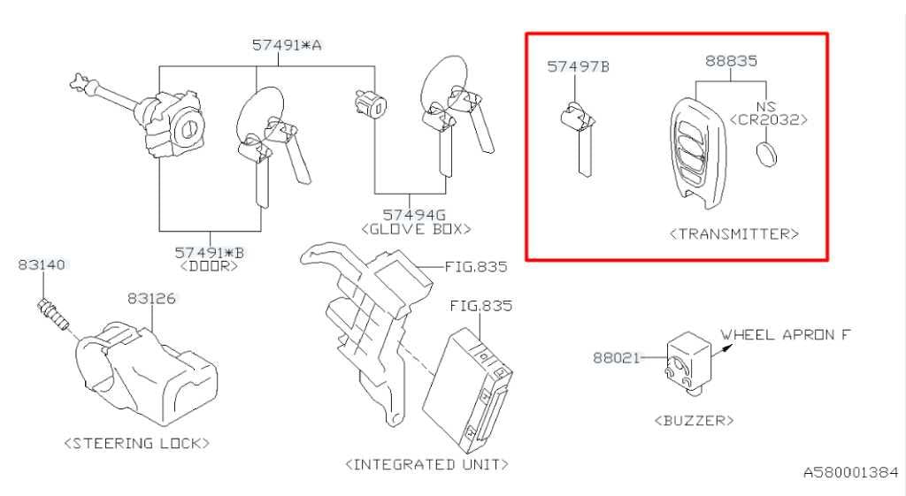 18-24 Subaru WRX Premium 2.0L AWD Smart Key Keyless Remote Entry Fob Transmitter - Alshned Auto Parts