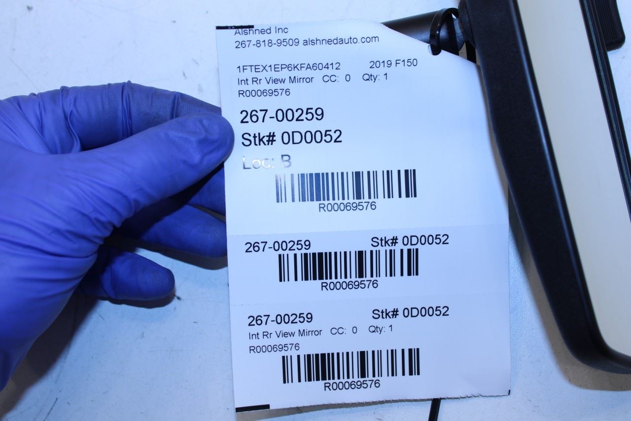 2004-2020 Ford F150 XL Super Cab Inside Rear View Mirror 6U5Z-17700-A OEM - Alshned Auto Parts