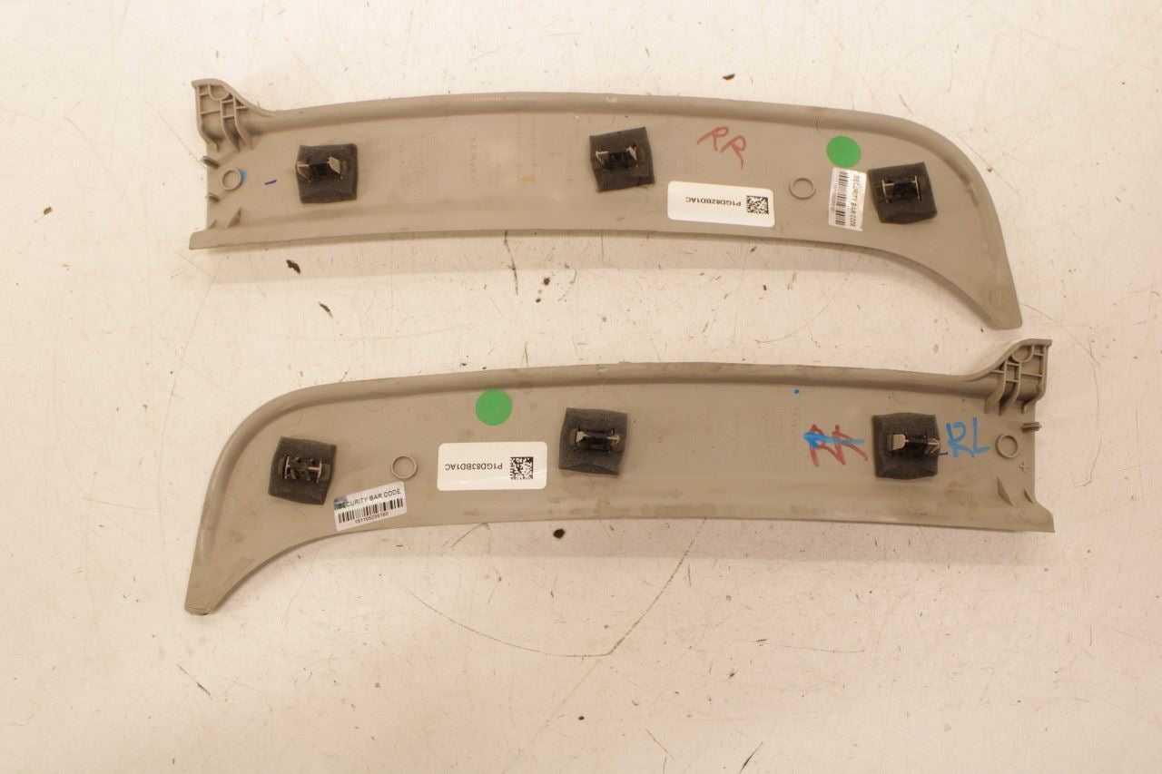 2011-18 RAM 2500 Tradesman Rear Right and Left Door Glass Fixed Trim Cover Pair - Alshned Auto Parts