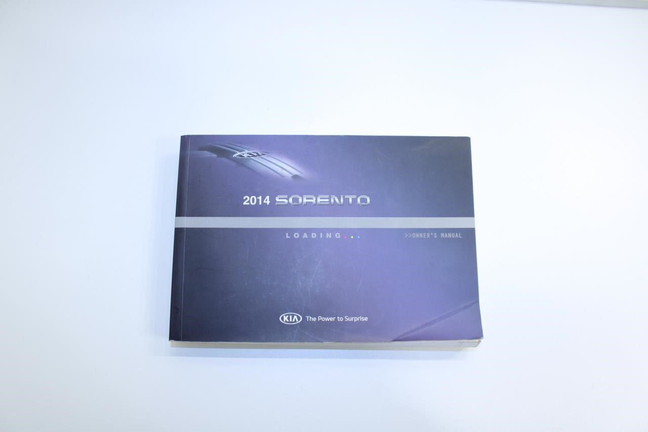 2014 Kia Sorento Owners Manual Set with Case A2PO-EUJOG OEM - Alshned Auto Parts