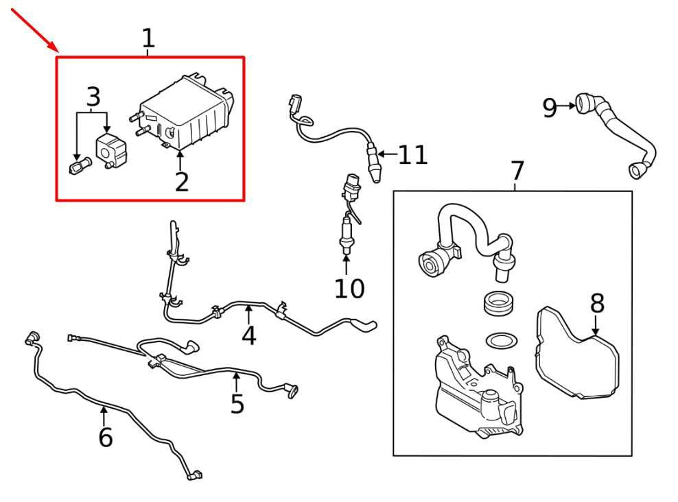 2015-2019 Lincoln MKC 2.3L Fuel Vapor Evaporator Emission Canister DG93-9E857-B - Alshned Auto Parts