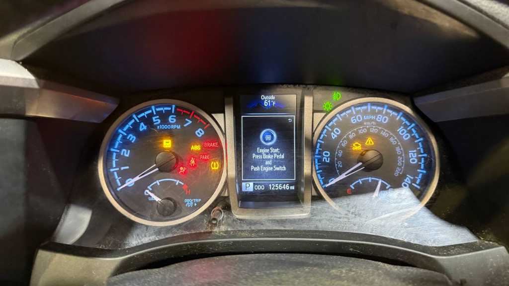 2016-17 Toyota Tacoma Limited Speedometer Gauge Instrument Cluster 125K Mileage - Alshned Auto Parts