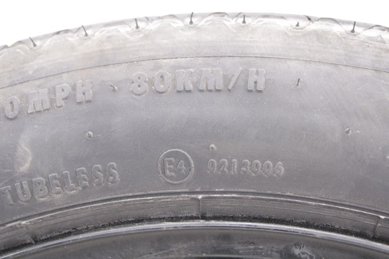 06-09 Mercedes-Benz CLK 350 Spare Wheel Tire Continental T125/80R17 99M R17x3.5 - Alshned Auto Parts