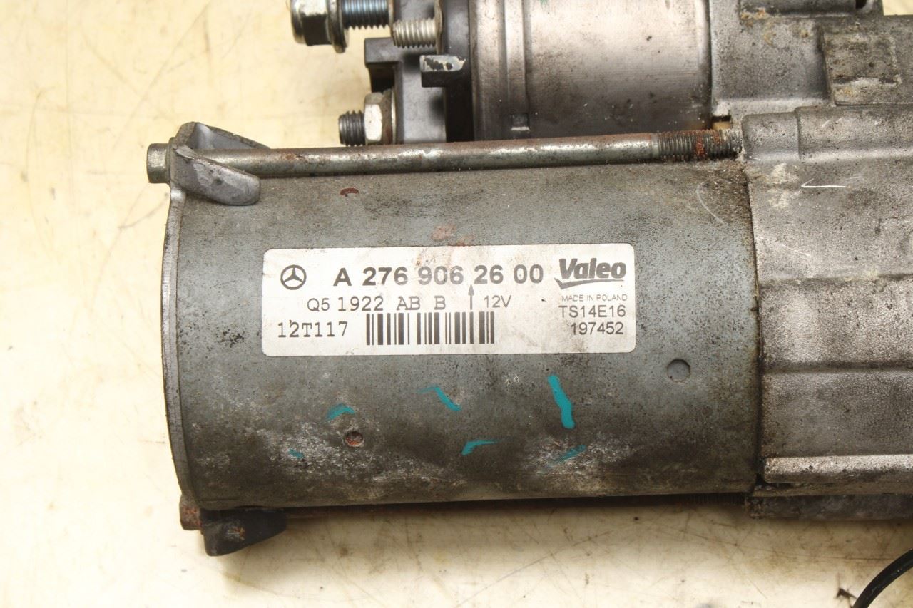 2012-14 Mercedes-Benz E350 Sport 4MATIC 3.5L Engine Starter Motor 276-906-26-00 - Alshned Auto Parts