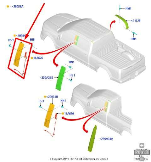 2017-20 Ford F150 FR LH Door Applique w Keyless Lock Pad FL3T-14A626-ANW *ReaD* - Alshned Auto Parts