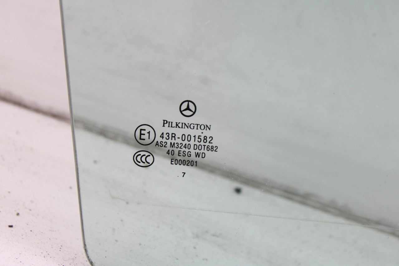 2008-2014 Mercedes-Benz C350 Sport Rear Right Door Window Glass 2047350000 OEM - Alshned Auto Parts