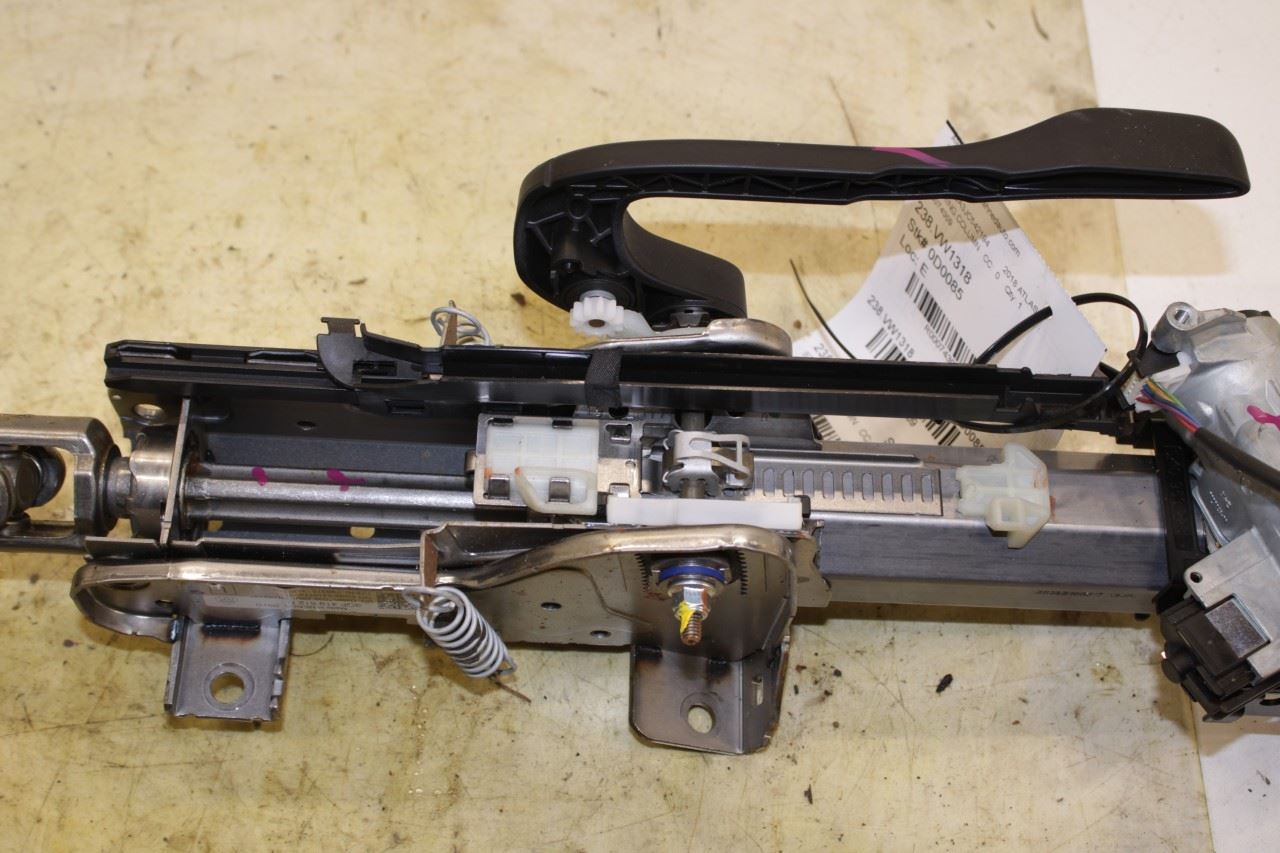 2018 Volkswagen Atlas S 3.6L Steering Column Assembly w/ Ignition Switch Lock - Alshned Auto Parts