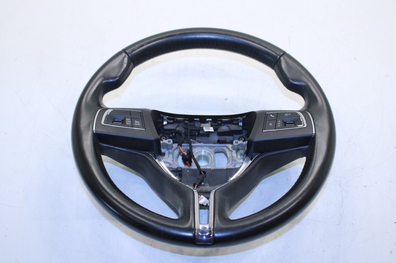 2017-2021 Maserati Ghibli 3.0L RWD Steering Wheel Leather w/ Control Buttons - Alshned Auto Parts
