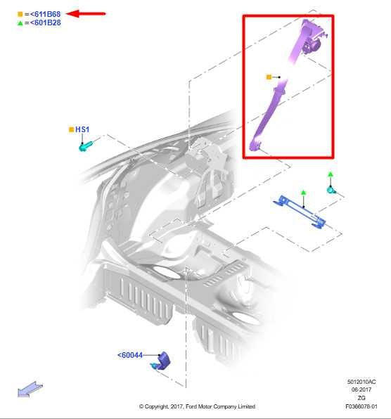 2018-2023 Ford Mustang Rear Left Side Seat Belt Retractor JR3B-C699D74-AF OEM - Alshned Auto Parts