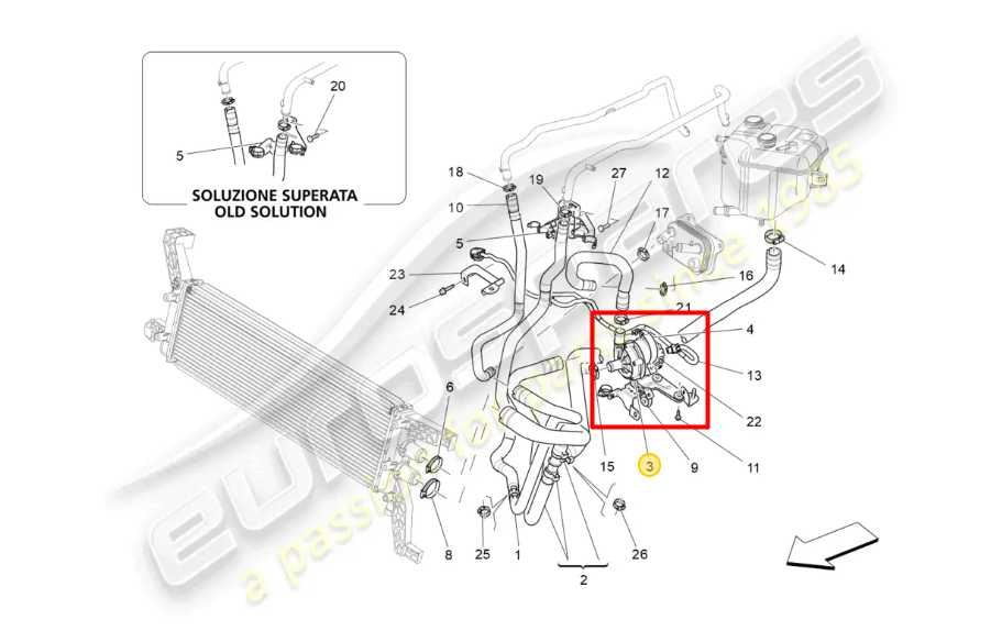14-21 Maserati Ghibli S Q4 3.0L Electric Auxiliary Coolant Water Pump w/ Bracket - Alshned Auto Parts