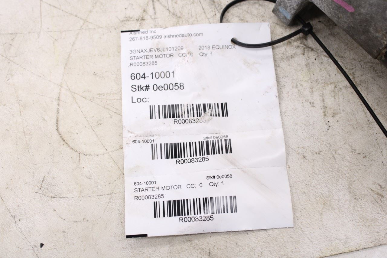 2018-2024 Chevrolet Equinox LT 1.5L Engine Starter Motor 12673600 OEM12