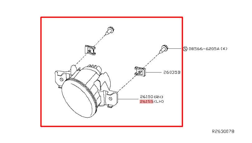 2019-2022 Nissan Altima 2.5 SL Front Left Fog Light Lamp 26155-6CA0A OEM *ReaD* - Alshned Auto Parts
