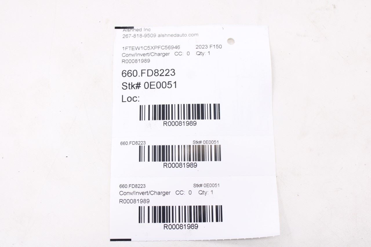 2021-2025 Ford F150 XLT Supercrew 5L Rear Truck High Voltage Power Soc Panel OEM8