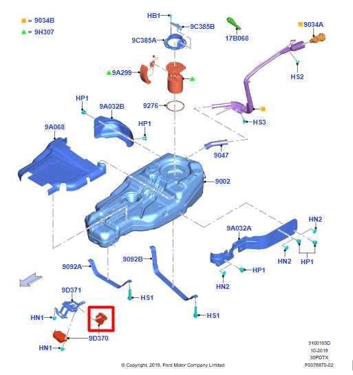 2021-2025 Ford Explorer ST 3.0L 4WD Fuel Pump Control Module M1PA-9D370-AD OEM - Alshned Auto Parts