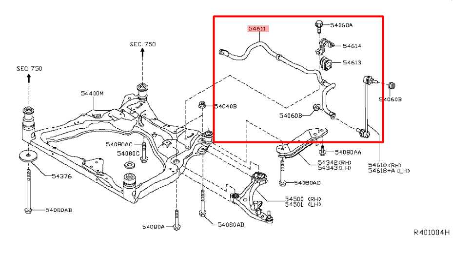 13-20 Nissan Pathfinder SV 3.5L AWD Front Stabilizer Sway Anti-Roll Bar w/ Link - Alshned Auto Parts