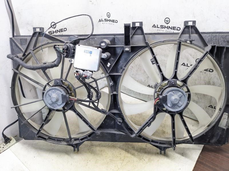 2012-17 Toyota Camry Dual Radiator Cooling Fan Motor Assy 167110V100 OEM *ReaD*