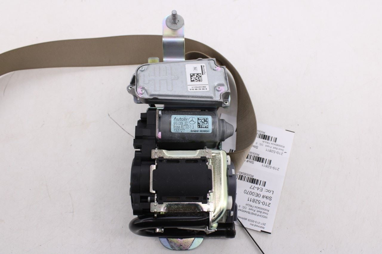 2010-13 Mercedes-Benz E350 Luxury 4Matic AWD Front Left Side Seat Belt Retractor9