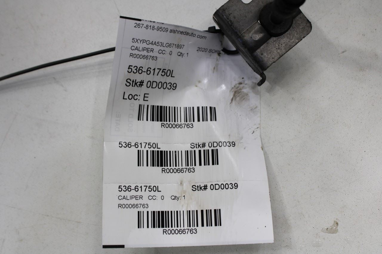 2016-2020 Kia Sorento LX Rear Left Driver Side Brake Disc Caliper 58310-C6A00 - Alshned Auto Parts