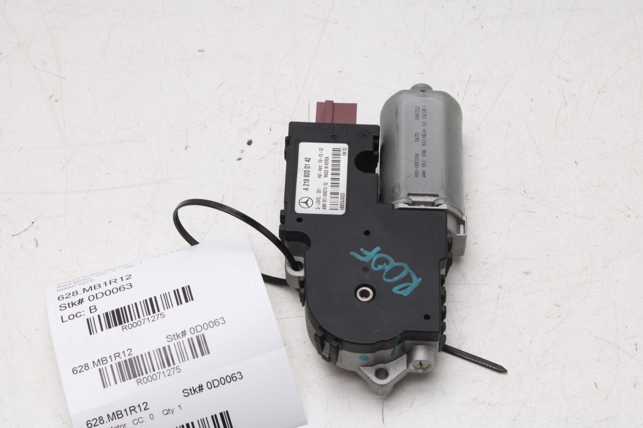 2012-2016 Mercedes-Benz E350 Sport 4MATIC Sunroof Sun Roof Motor 218-820-01-42 - Alshned Auto Parts
