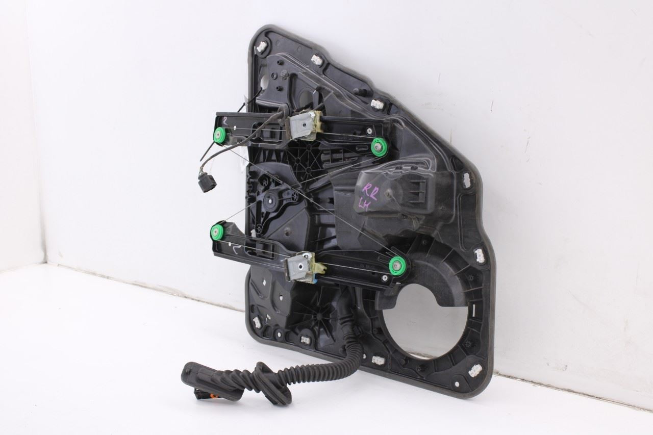 2011-2018 Porsche Cayenne S Rear Left Door Window Regulator w/ Carrier and Motor5