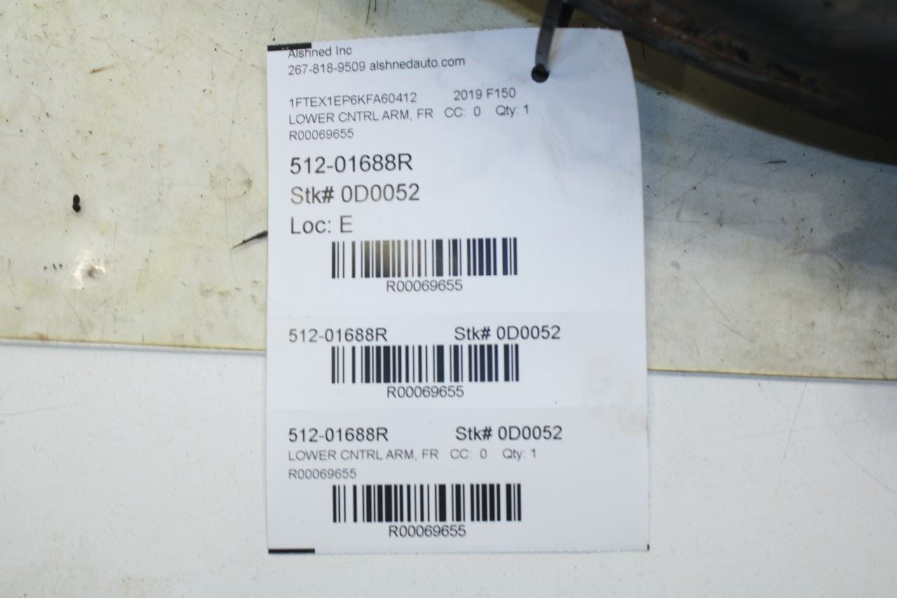 2015-20 Ford F150 XL Super Cab 4x4 Front Right Side Lower Control Arm FL3Z3078C - Alshned Auto Parts